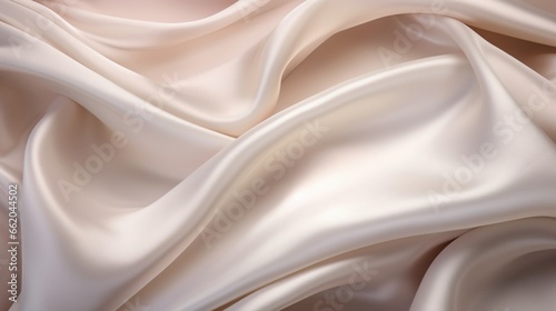 Charmeuse fabric rippling in a soft breeze.