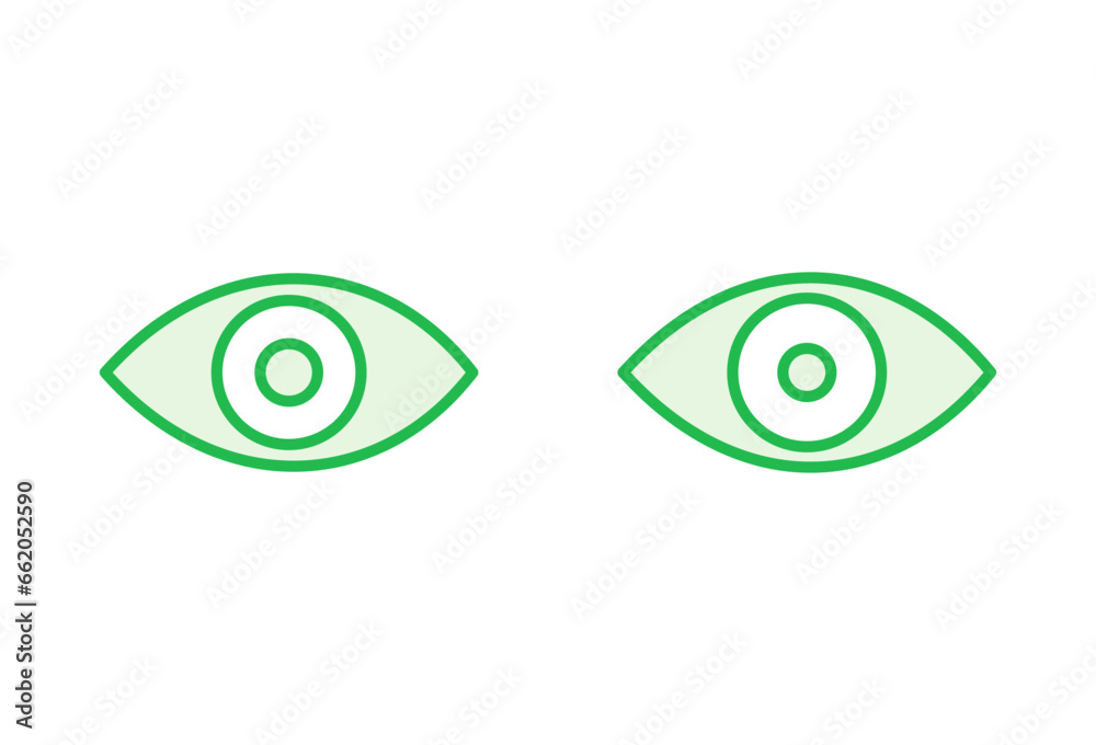 Eye icon set. Eye vector icon. Look and Vision icon. Eye icon set. Eye vector icon. Look and Vision icon.