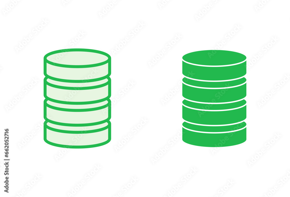 Database icon set. database vector icon Database icon set. database vector icon