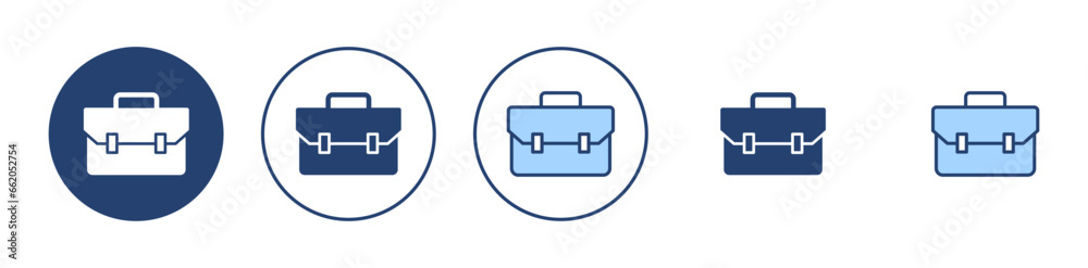 Briefcase icon vector. suitcase sign and symbol. luggage symbol. Briefcase icon vector. suitcase sign and symbol. luggage symbol.