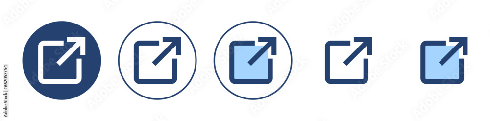 External link icon vector. link sign and symbol. hyperlink symbol External link icon vector. link sign and symbol. hyperlink symbol