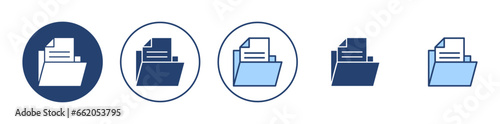 Folder icon vector. folder sign and symbol