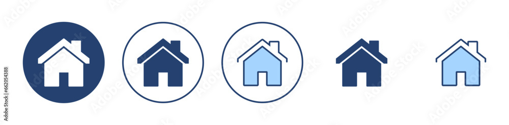 House icon vector. Home sign and symbol House icon vector. Home sign and symbol
