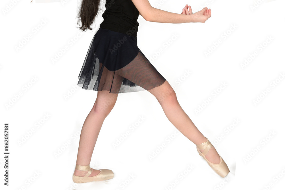 ballerina dance position, legs crossed with ballet pointe, half-body slipper, body expression ballerina dance position, legs crossed with ballet pointe, half-body slipper, body expression