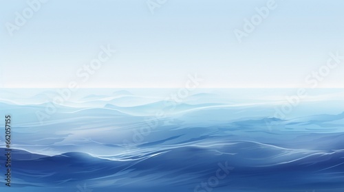 Generate a minimalist abstract background inspired by the tranquility of the ocean.