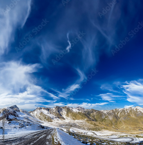 Sunny Serpentines  Andorra s Snowy Mountain Roads