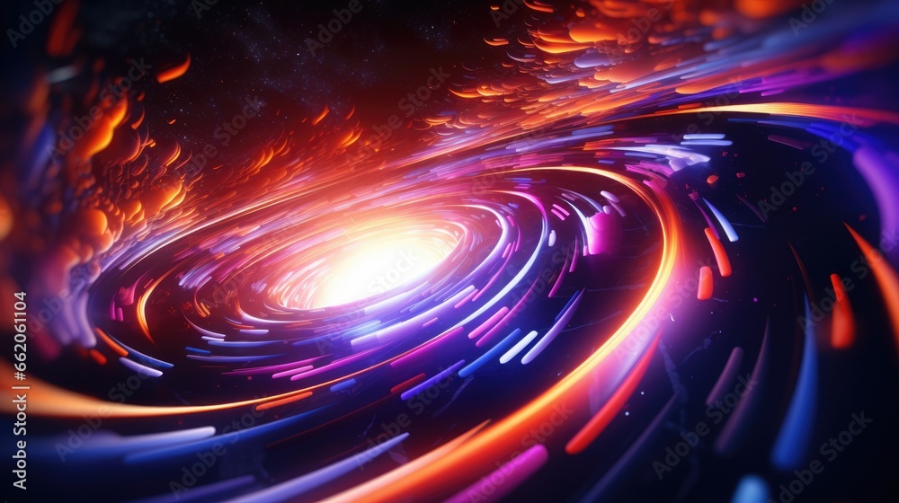 Obraz premium Wallpaper Dark Futuristic Hightech Backgrounds