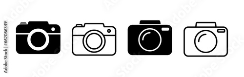 Camera Icon in trendy flat style isolated. Camera symbol web site design