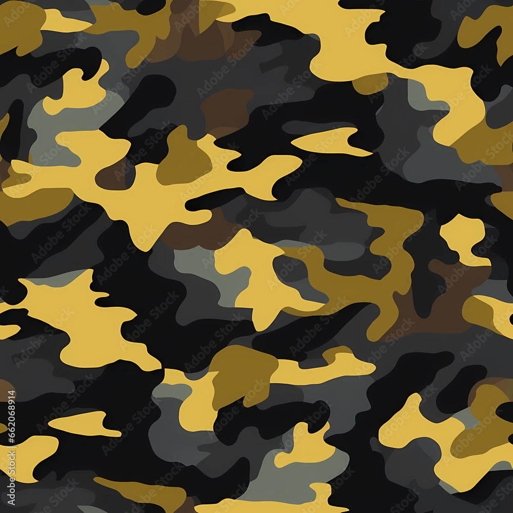 Naklejka premium Camouflage pattern, seamless. Camo is classic and modern at the same time!