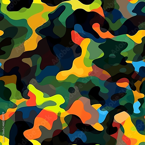 Camouflage pattern, seamless. Camo is classic and modern at the same time!