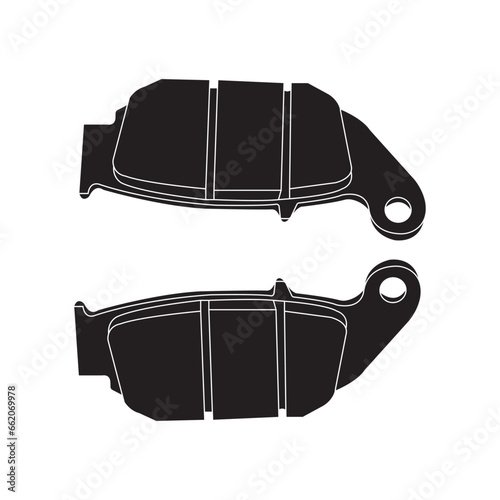 Disc brake lining icon