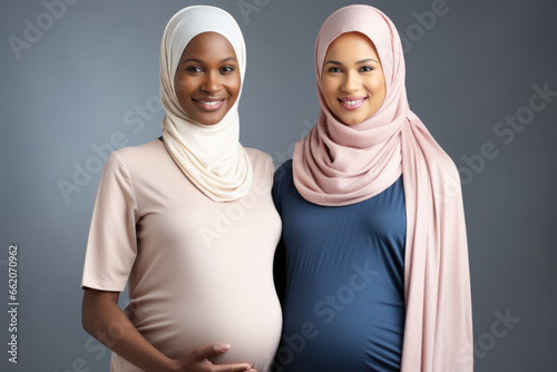 Pregnant Sisters - ai generated