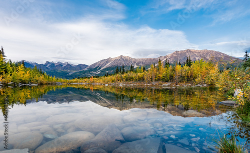 Fall Reflection in Wrangell St. Elias National Park photo