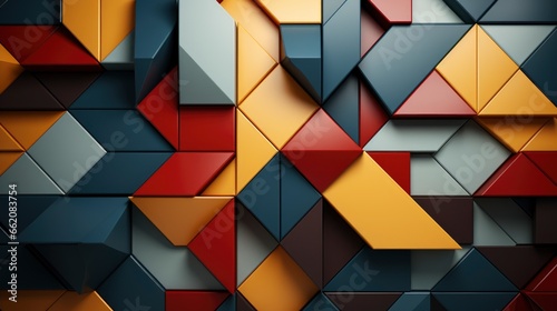 Geometric Models Background Flat Design, Background Image,Desktop Wallpaper Backgrounds, Hd