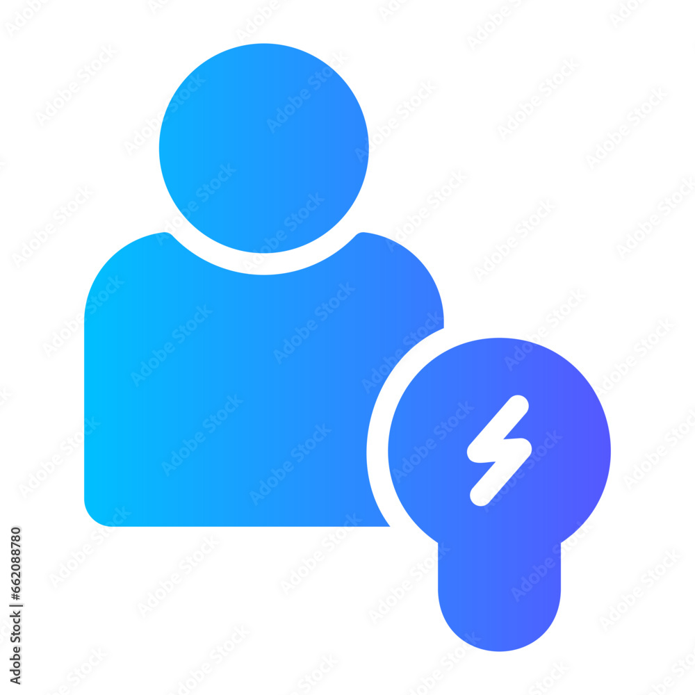 idea gradient icon idea gradient icon