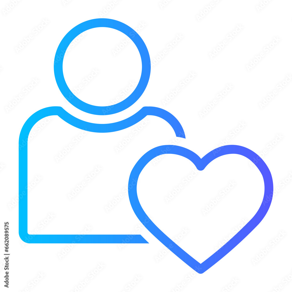 heart gradient icon heart gradient icon