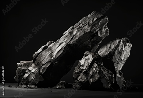 Granite stone and mine © Virtual Art Studio