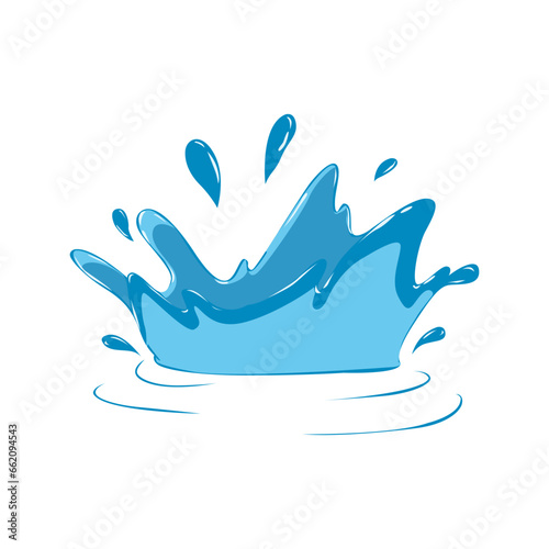 Water Splash Illustration