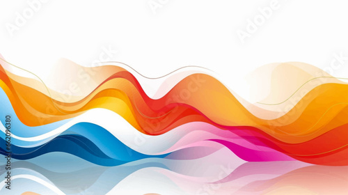 Abstract Colorful Waving Particle Modern Background Design. Abstract wave moving flow particles, hi-tech and big data background design for brochures, flyers, magazine, business card, banner vector.