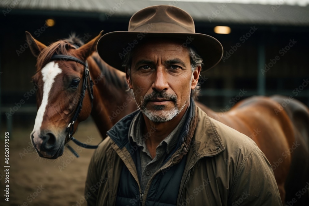 A horse trainer A horse trainer