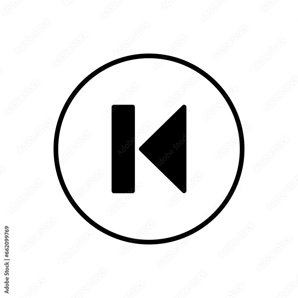 Vector graphic design of icon backward in glyph style. Percfect for use UI app, UI Web,Instruction, etc. Vector graphic design of icon backward in glyph style. Percfect for use UI app, UI Web,Instruction, etc.