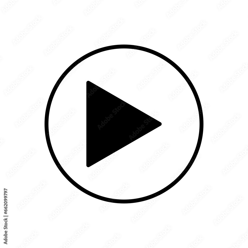 Vector graphic design of icon play in glyph style. Percfect for use UI app, UI Web,Instruction, etc. Vector graphic design of icon play in glyph style. Percfect for use UI app, UI Web,Instruction, etc.