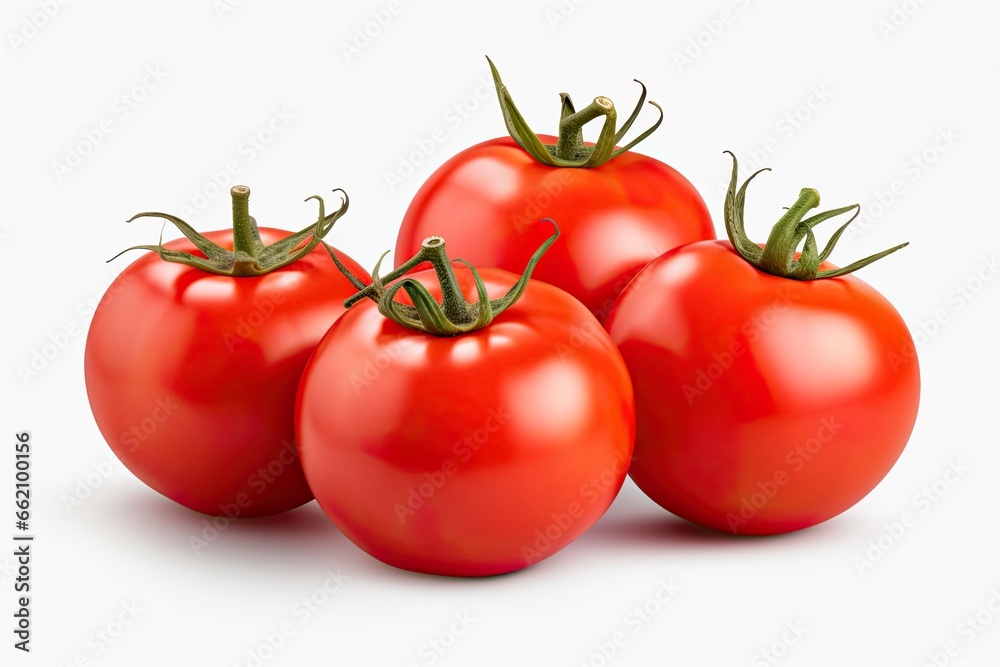 ripe tomatoes isolated on a white background ripe tomatoes isolated on a white background