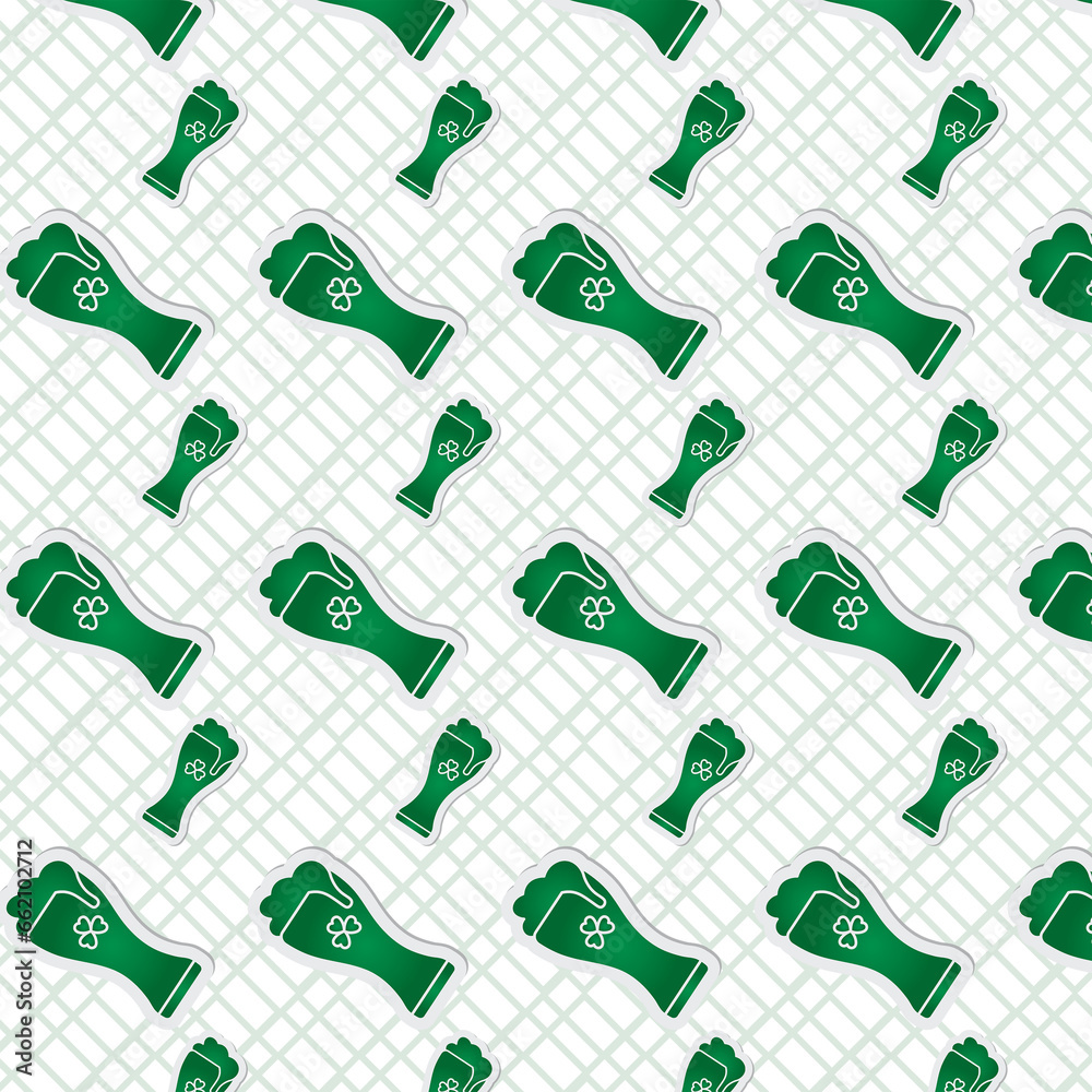Digital png illustration of green pattern of repeated beer glasses on transparent background Digital png illustration of green pattern of repeated beer glasses on transparent background
