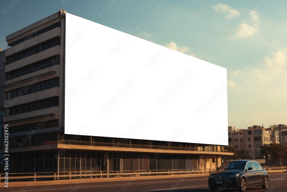 A large billboard in the middle of the city. Generaivr AI. A large billboard in the middle of the city. Generaivr AI.