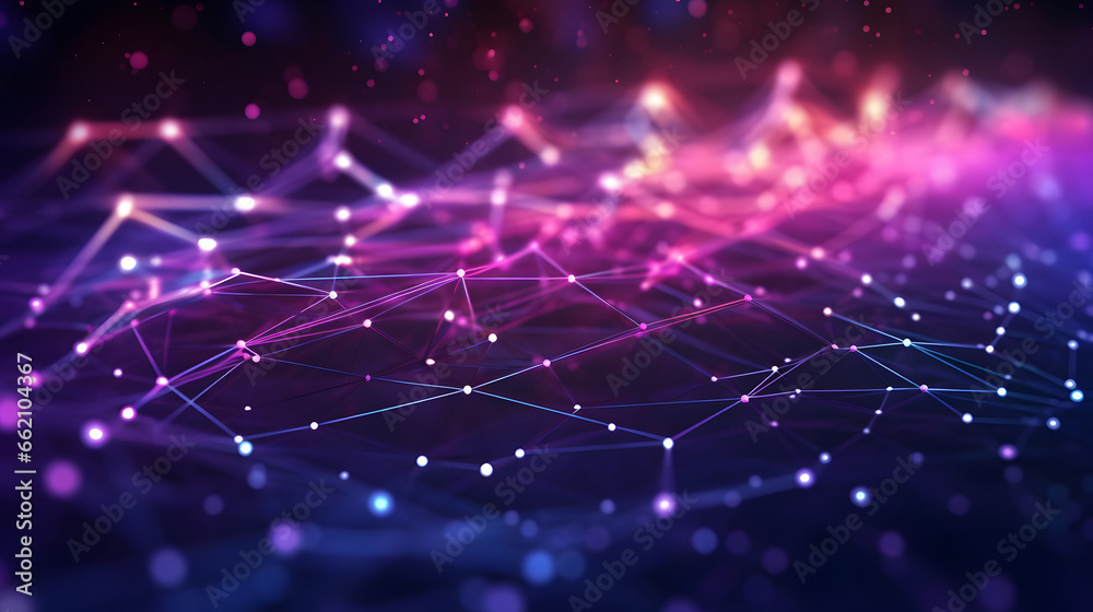 Modern digital abstract 3D background. Copy space. Can be used in the description of network abilities, technological processes, digital storages, science, education, pink background Modern digital abstract 3D background. Copy space. Can be used in the description of network abilities, technological processes, digital storages, science, education, pink background