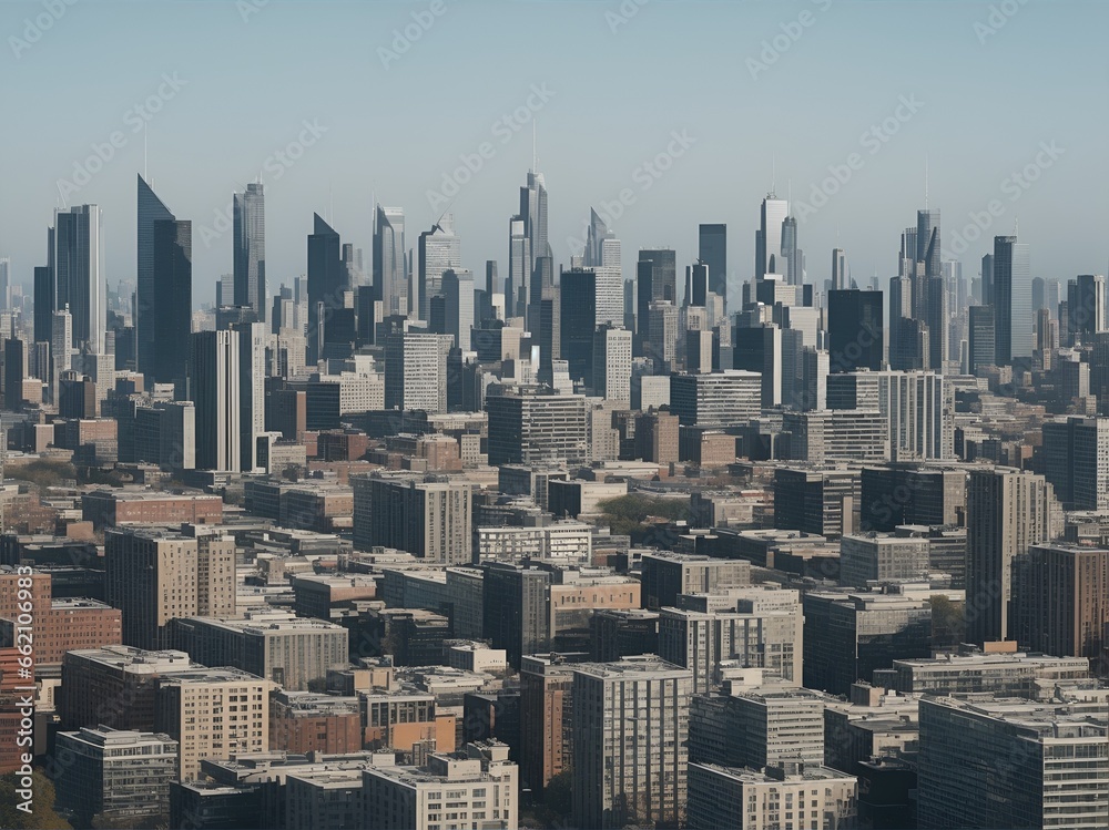 Fototapeta premium city skyline