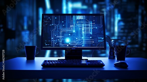computer monitor and computer