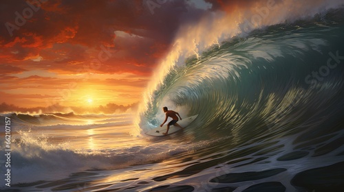 surfing the waves © Ilham