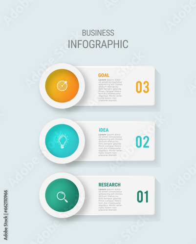 Steps infographic design