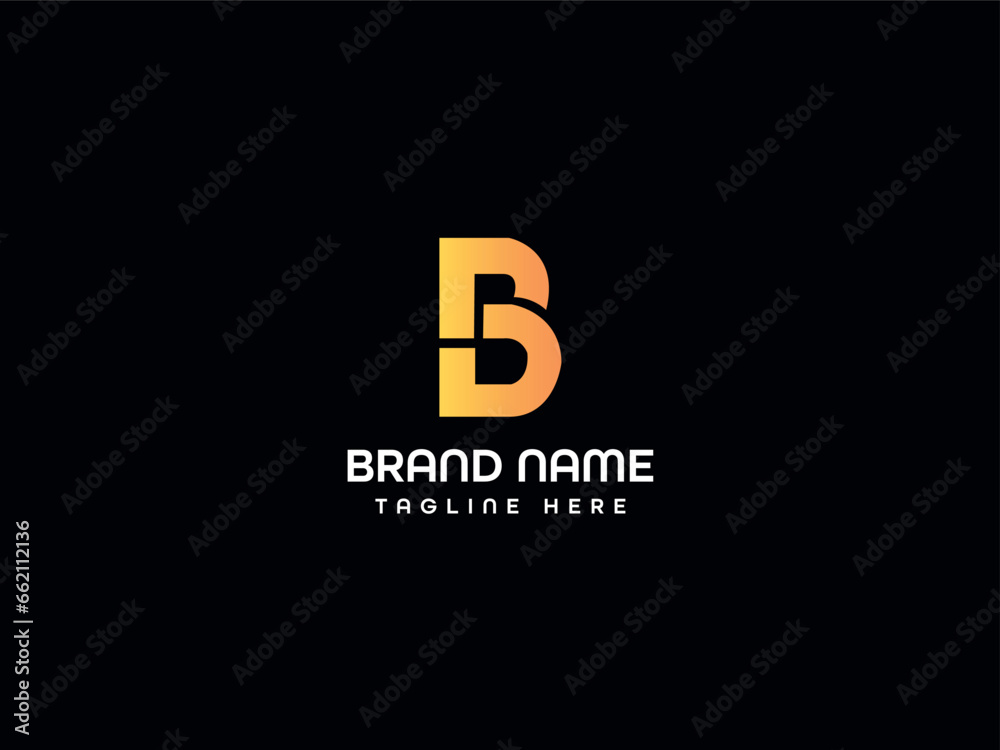 b letter logo b letter logo