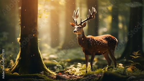 deer in the forest © Ilham