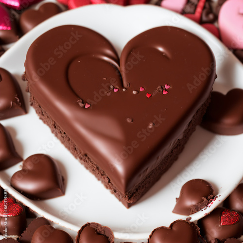 heart shaped chocolates