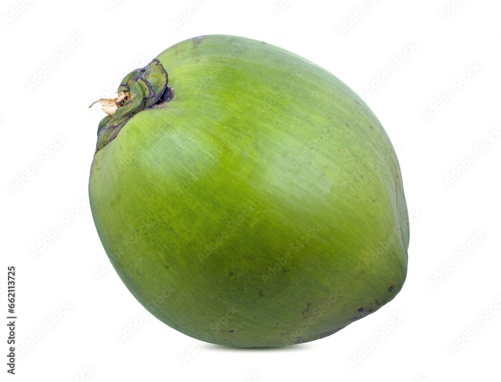 Coconut palm fruit isolated on white background Coconut palm fruit isolated on white background
