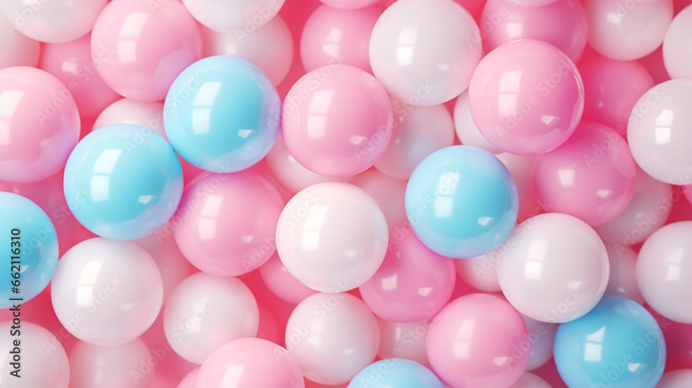 glossy balls, pastel color, childhood abstract background, AI glossy balls, pastel color, childhood abstract background, AI