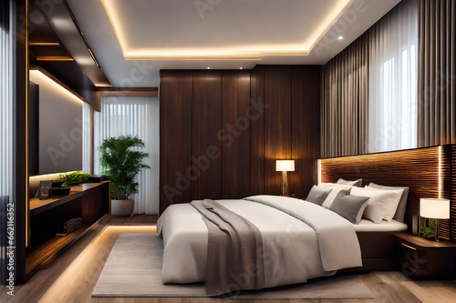 a modern bedroom luxury furniture