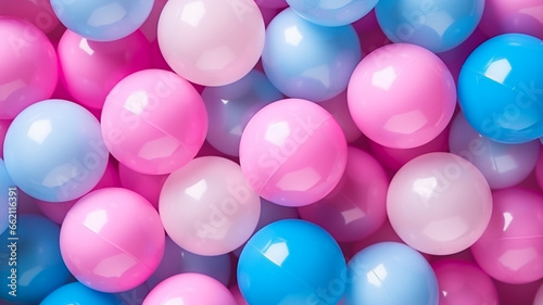 glossy balls, pastel color, childhood abstract background, AI photo