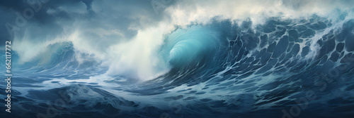 abstract tsunami tidal wave background