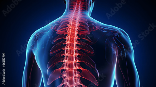 human with backpain and backache