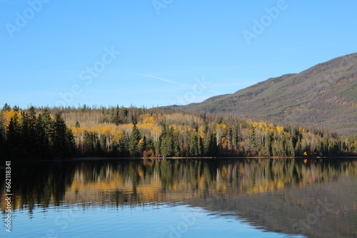 Autumn Along The Lake, Jasper National Park, Alberta