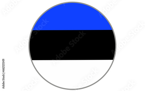 Free Download Estonia flag round icon - GFXLoad