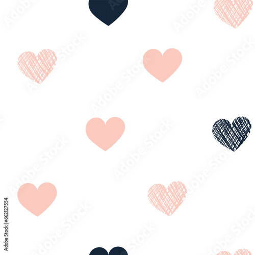 Groovy lovely backgrounds. Love concept. Happy Valentines day greeting card. Funky pattern and texture in trendy rtro 60s 70s cartoon style. Valentine s day pattern illustration