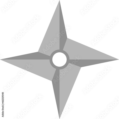 shuriken vector. traditional Japanese weapons. ninja weapons. throwing weapons