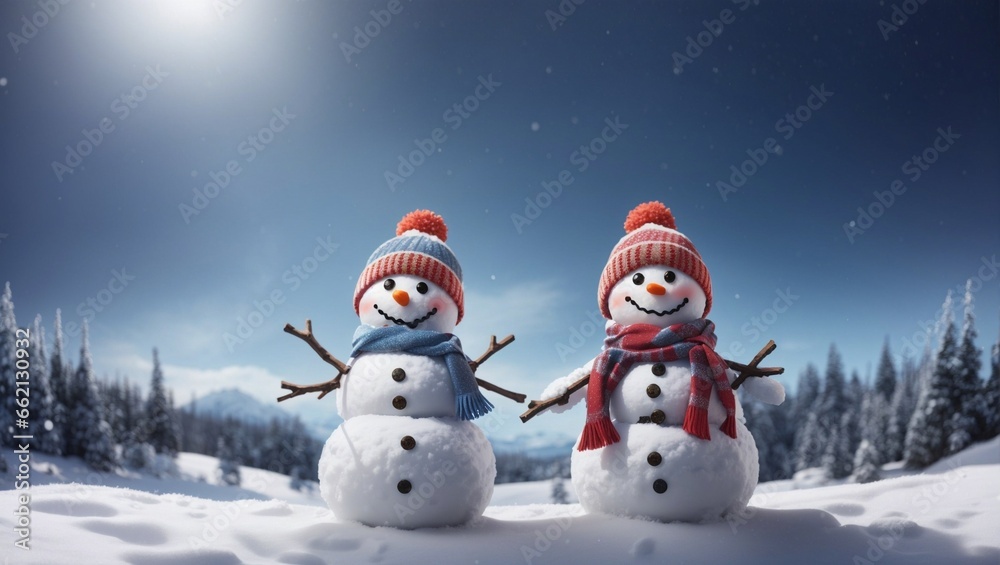 snowman in the snow snowman in the snow