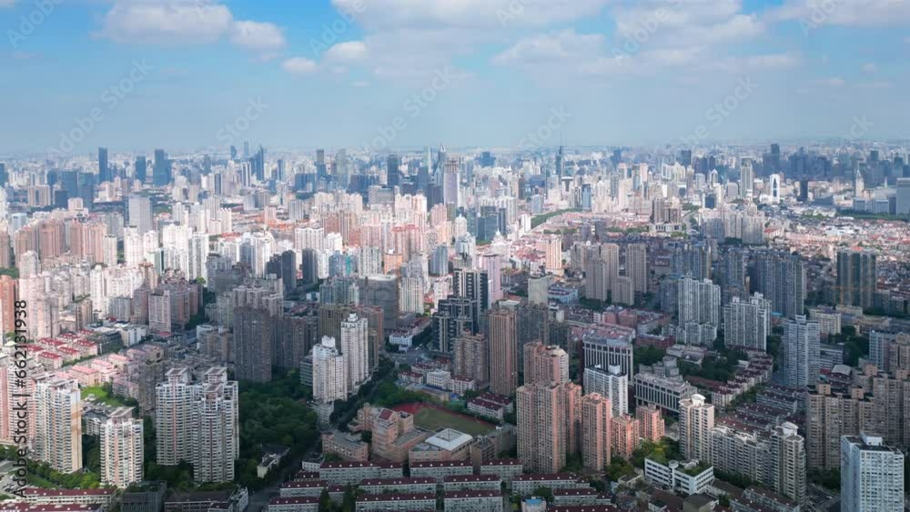Urban Aerial Photography Scenery of Shanghai, China Urban Aerial Photography Scenery of Shanghai, China