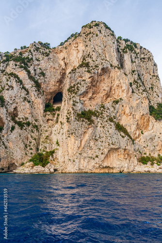 Rugged coastal landscape of Capri island, Italy © beataaldridge